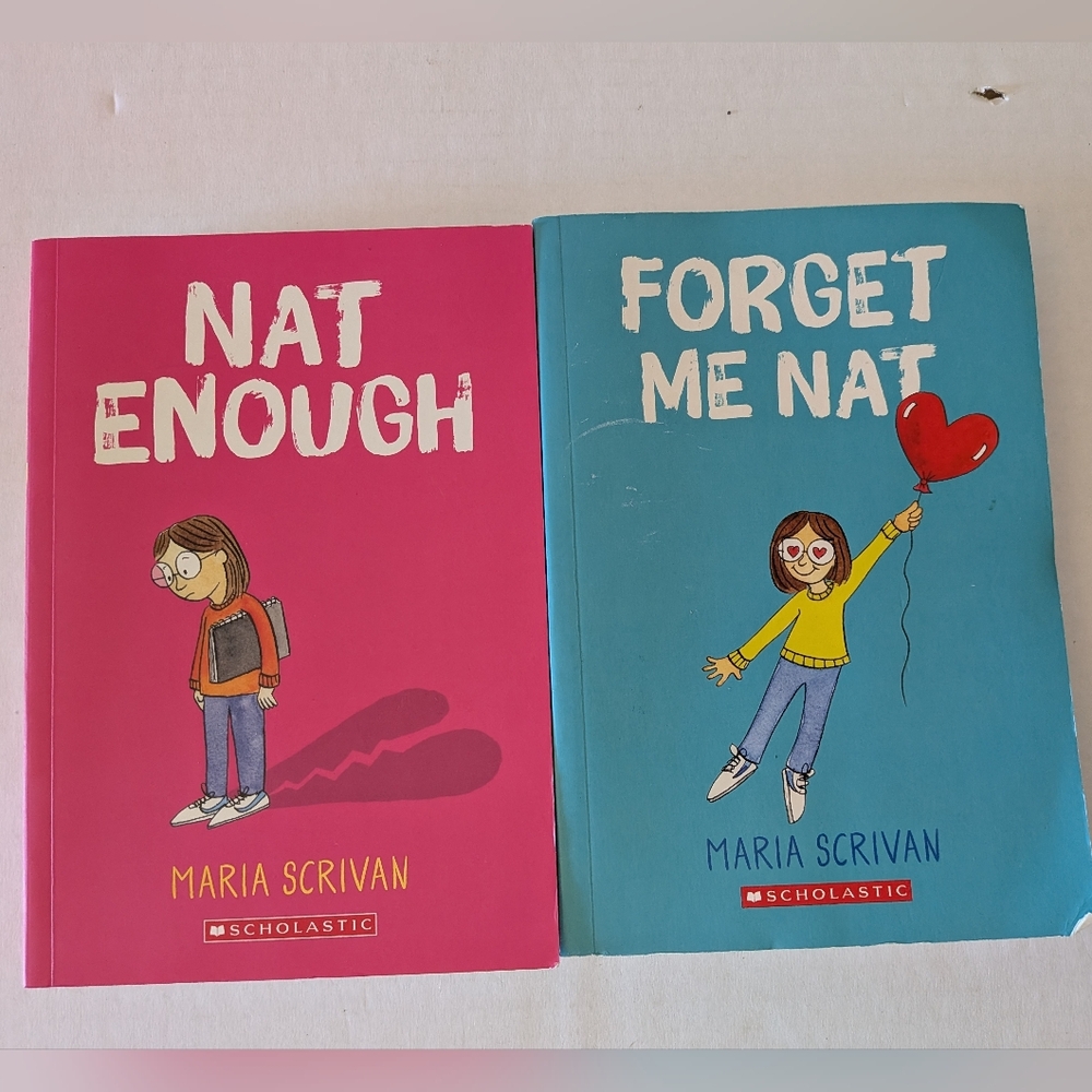 Forget Me Nat & Nat Enough By Maria Scrivan Girls Graphic Novels Books